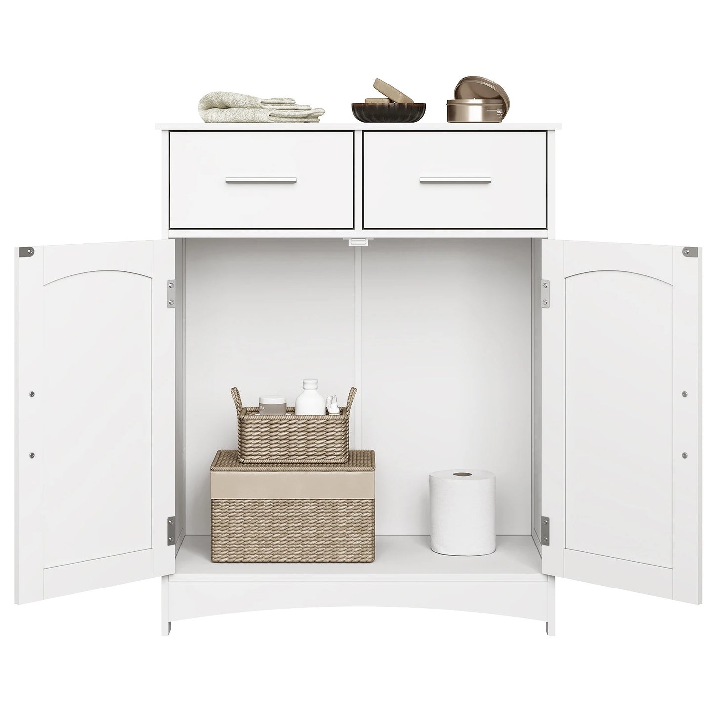 2 Drawers Bathroom Cabinet