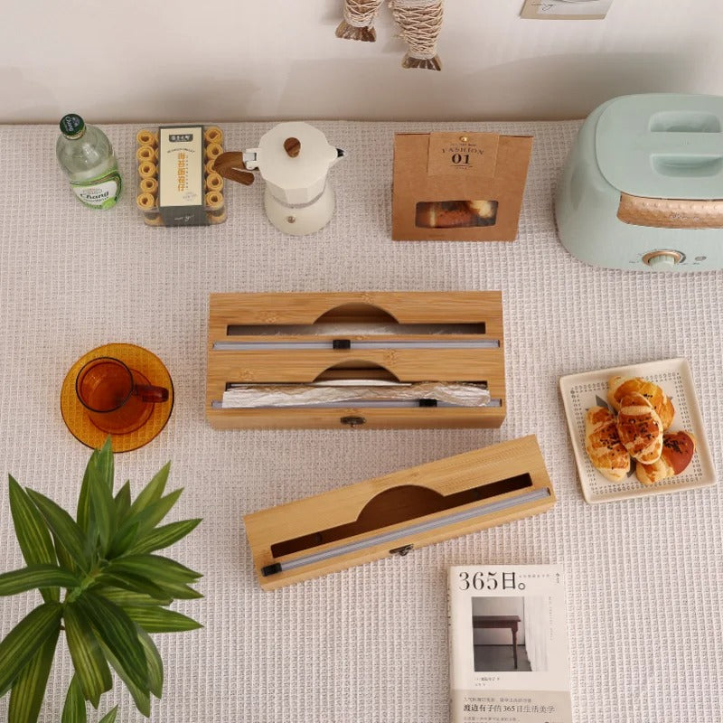 Wrap Dispenser with Cutter
