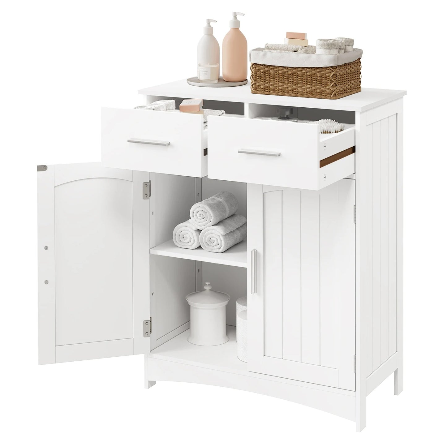 2 Drawers Bathroom Cabinet