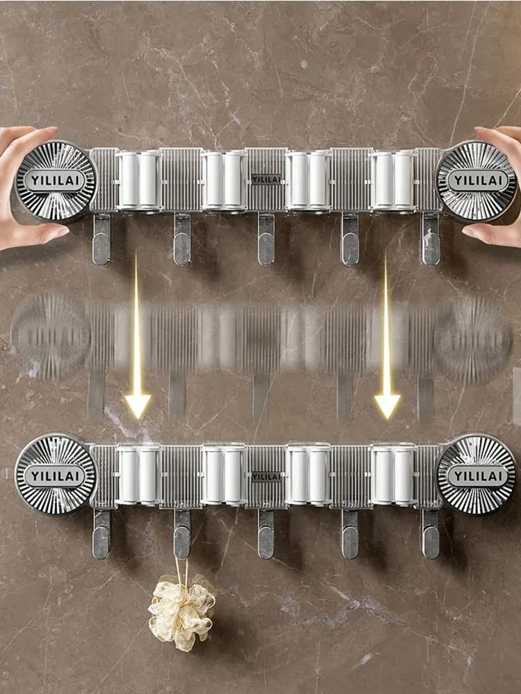 Wall Hanging Bathroom Broom Hanger