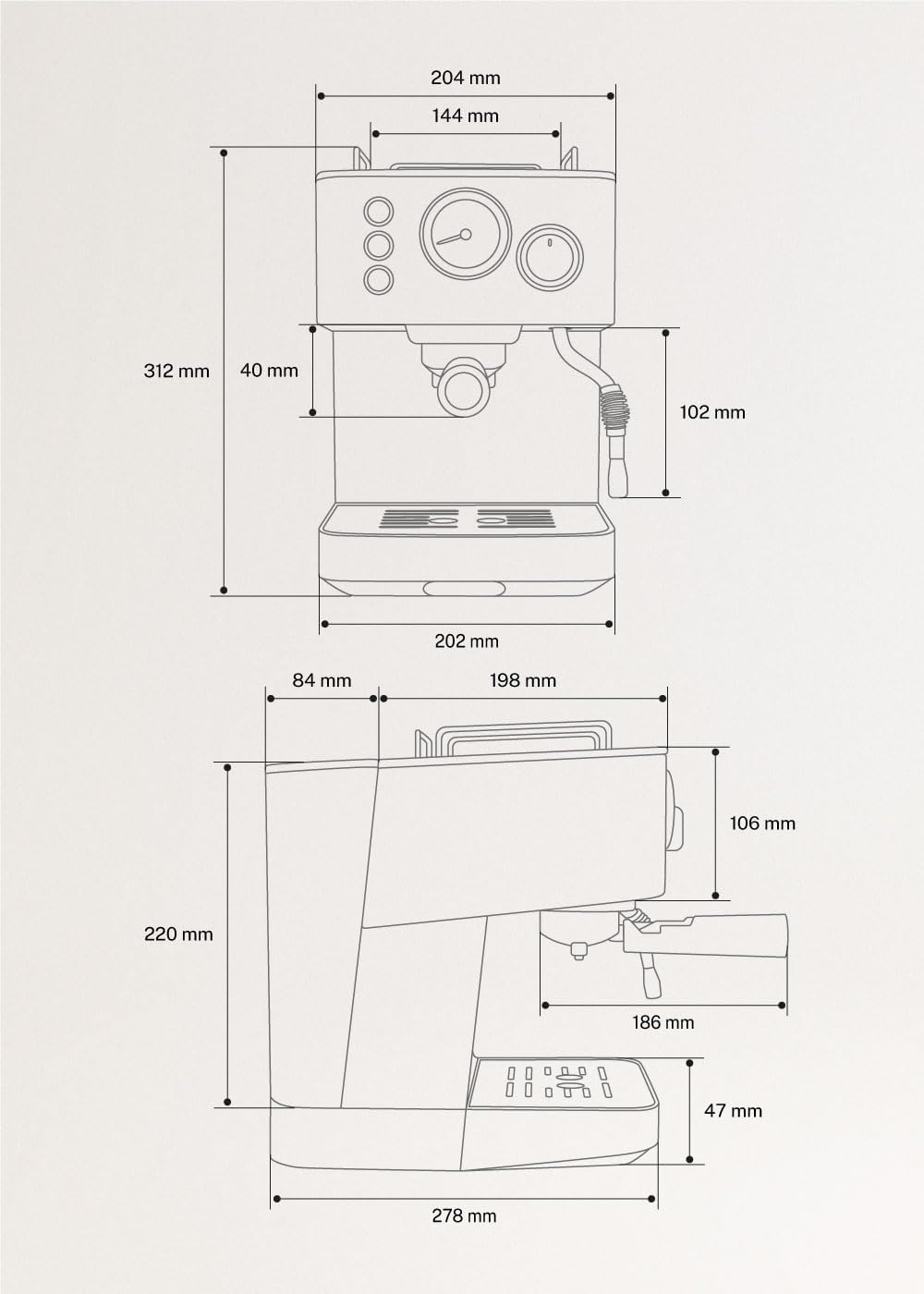 CREATE THERA CLASSIC Espresso machine