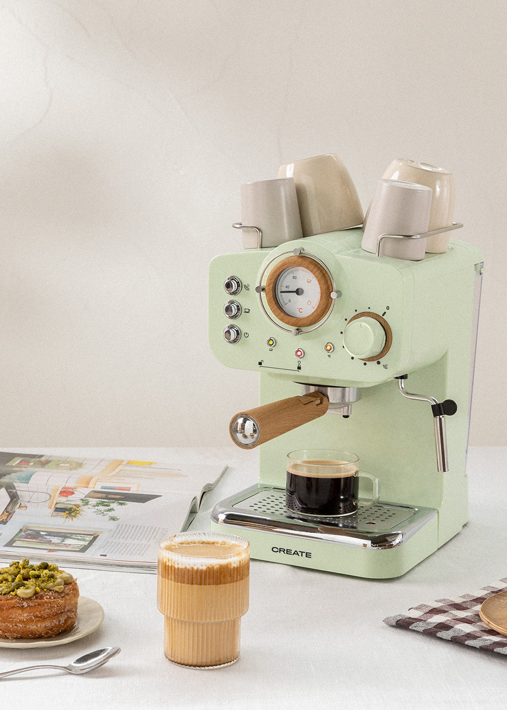 CREATE THERA RETRO Espresso coffee maker