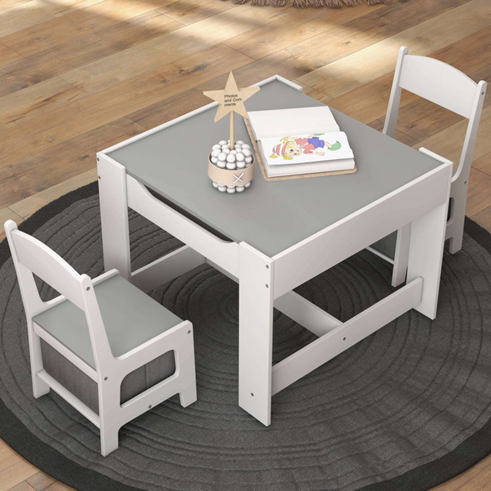 WOLTU Table and Chairs Set with Storage Boxes (Z-TCS004)