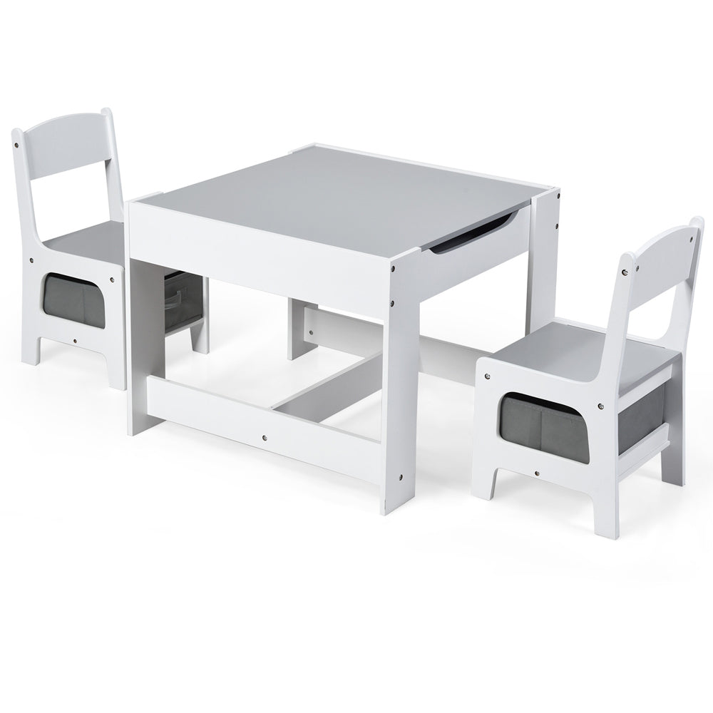 WOLTU Table and Chairs Set with Storage Boxes (Z-TCS004)