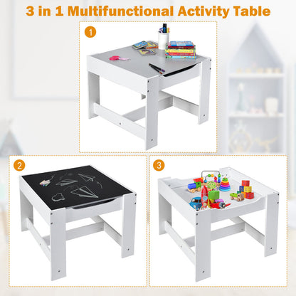WOLTU Table and Chairs Set with Storage Boxes (Z-TCS004)