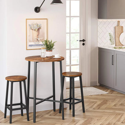 VASAGLE Set of 2 Counter Chair LBC032B01