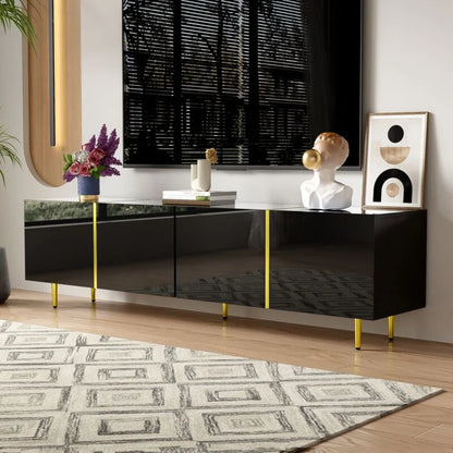 Modern Tv stand with 4 doors