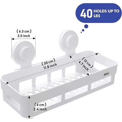 Rectangular Bathroom Basket & Shower Shelf