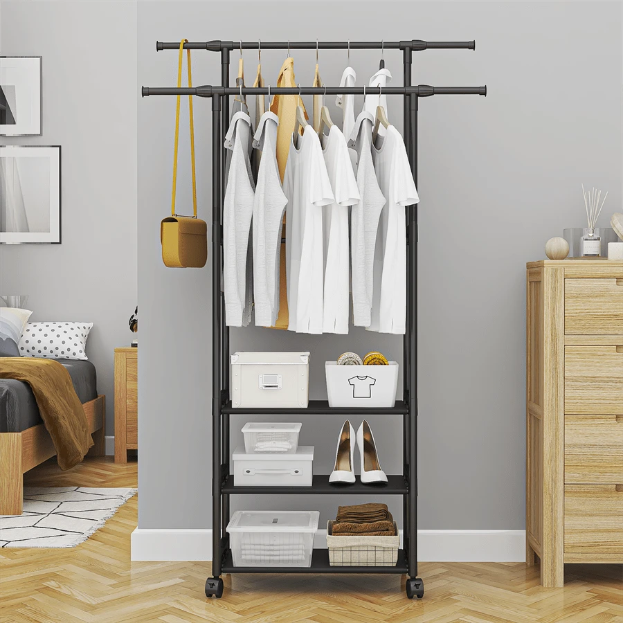 3 layer standing cloth rack