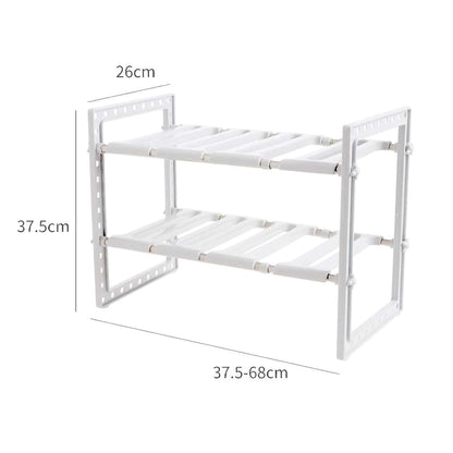 Kitchen Sink Expandable Storage Rack