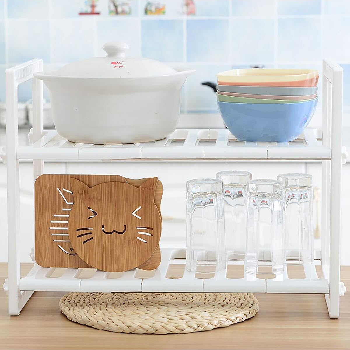 Kitchen Sink Expandable Storage Rack