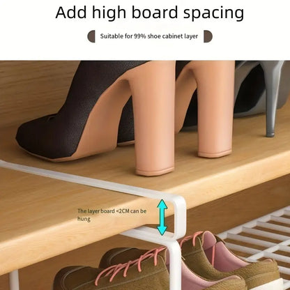 Under-Shelf Hanging Shoe Organizer