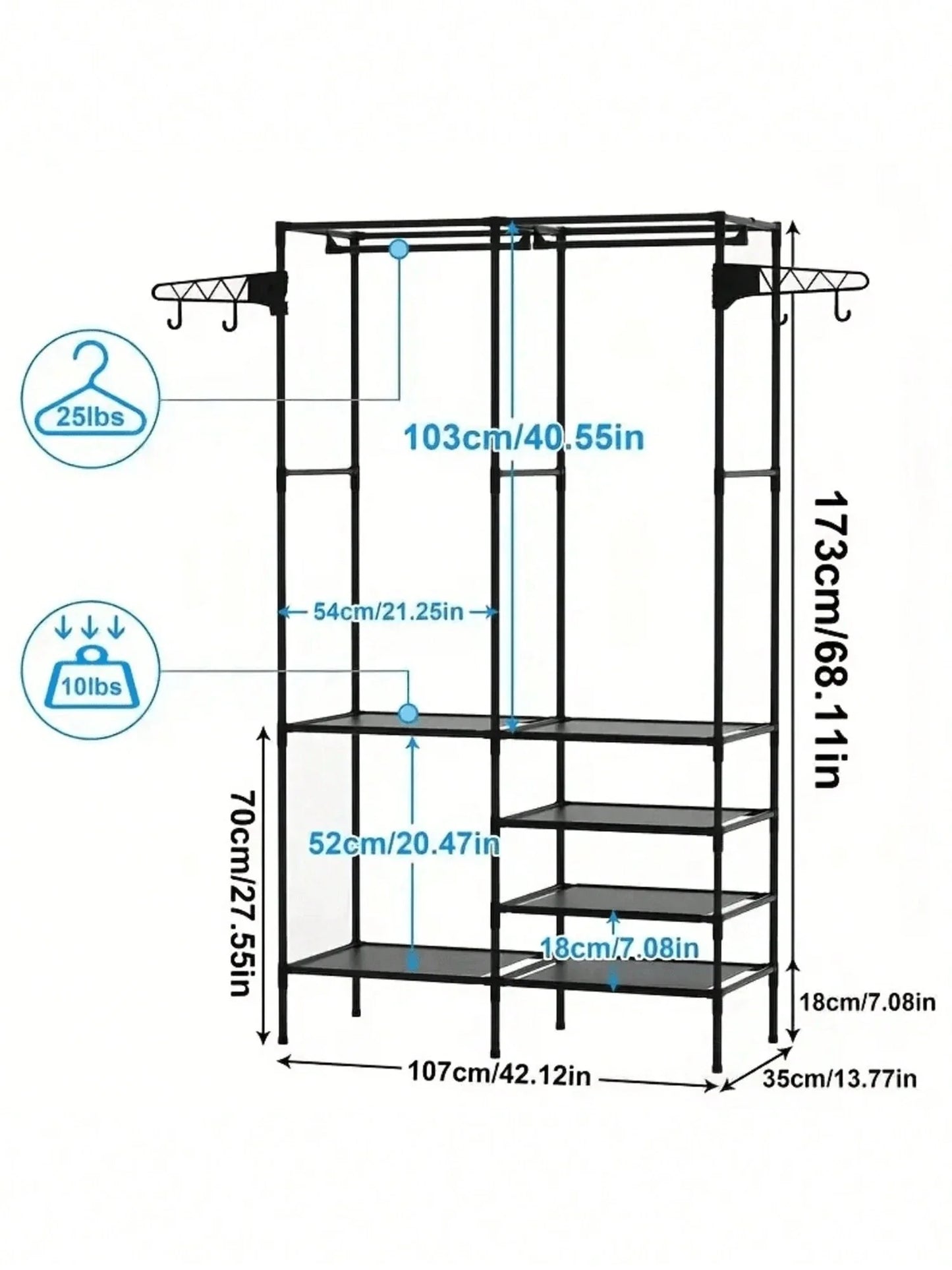 Hanging Clothes Rack