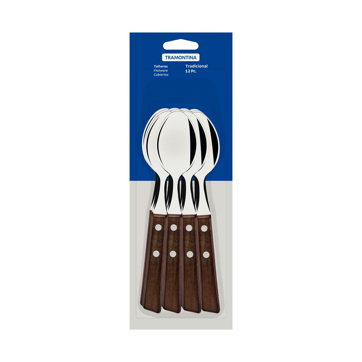 Tramontina 12-Piece Traditional Wooden Spoon Set1