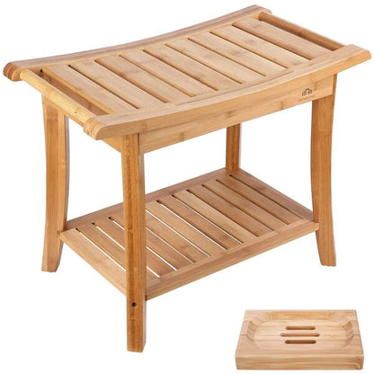 Bamboo Bathroom Stool