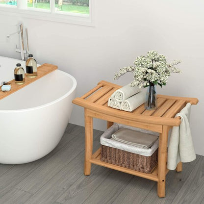 Bamboo Bathroom Stool