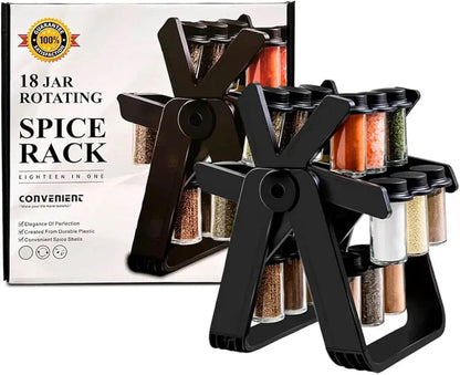18 Jar Rotating Spice Rack