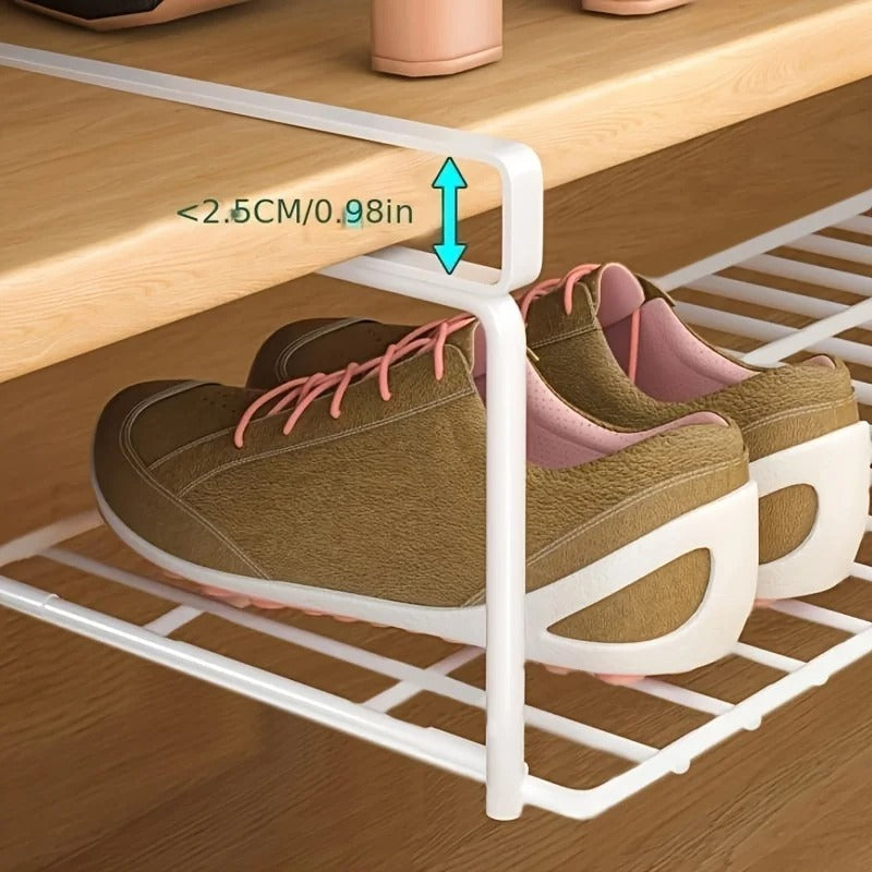 Under-Shelf Hanging Shoe Organizer