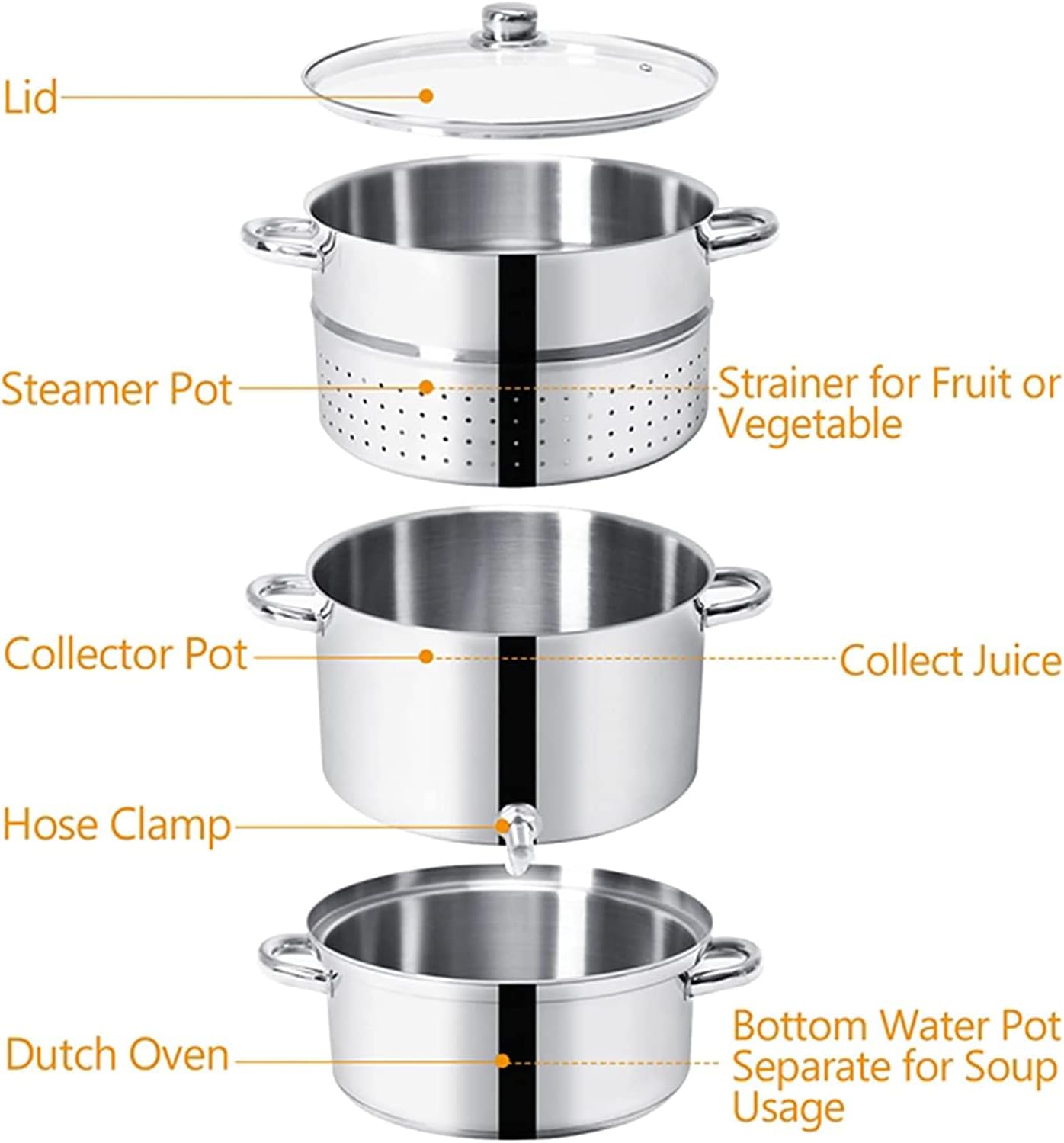 Stainless Steel Juice Steamer