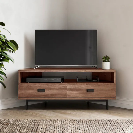 Fulton Pine Effect Corner TV Unit