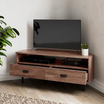 Fulton Pine Effect Corner TV Unit