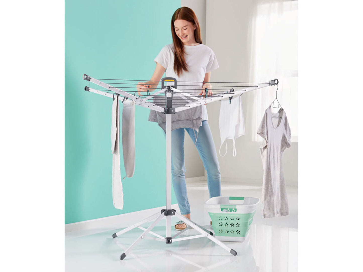 AquaPur Rotary Folding Clothes Drying Rack