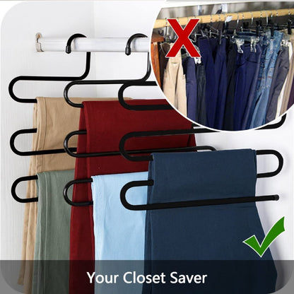 Set of 4 Multi-Layer Pants Hanger