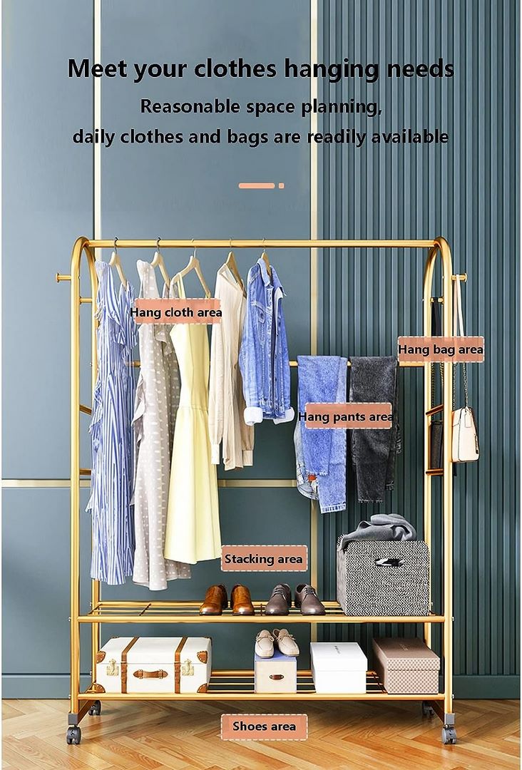 Clothes Rack with Wheels