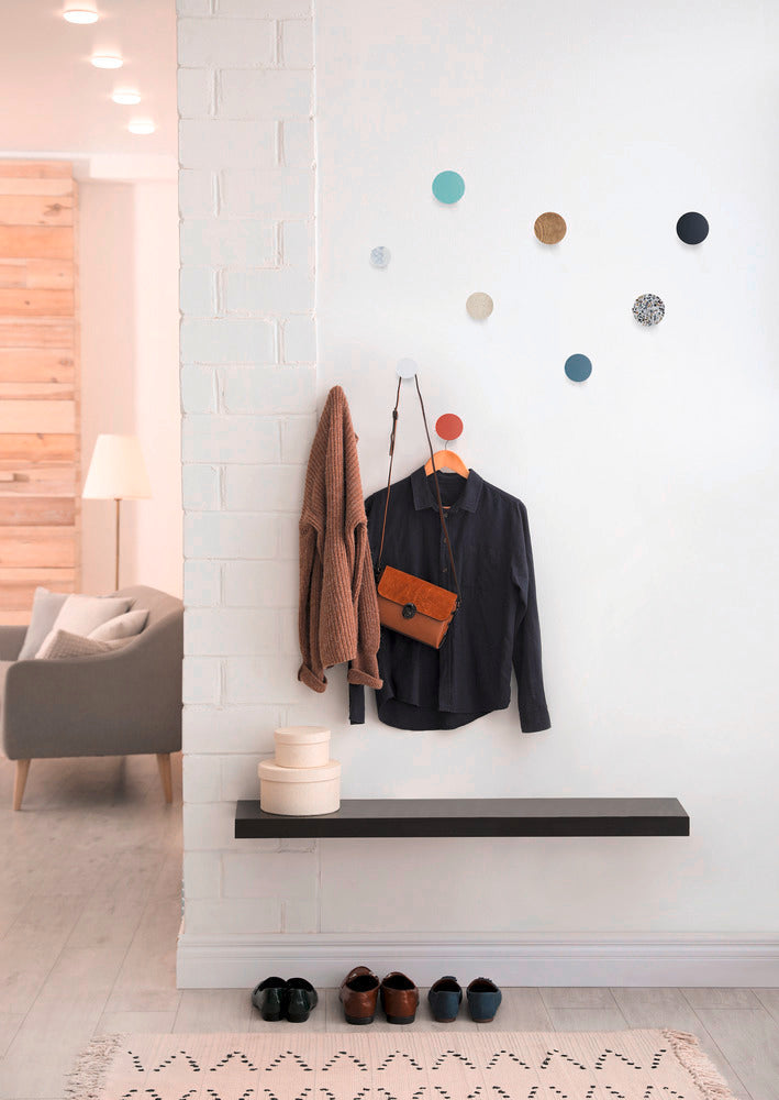 wenko Bright wall hooks in oak look