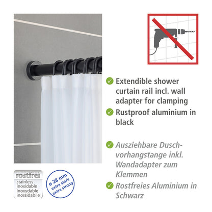 WENKO Extendable Shower Rail