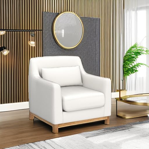 VANOMi Fabric Upholstered Comfy Reading Armchair