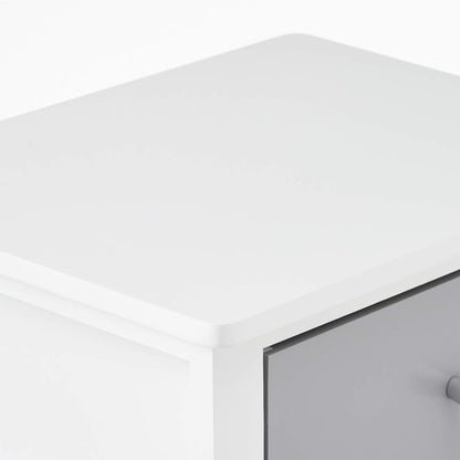 WOLTU White Wooden Bedside Table (TS117WS)