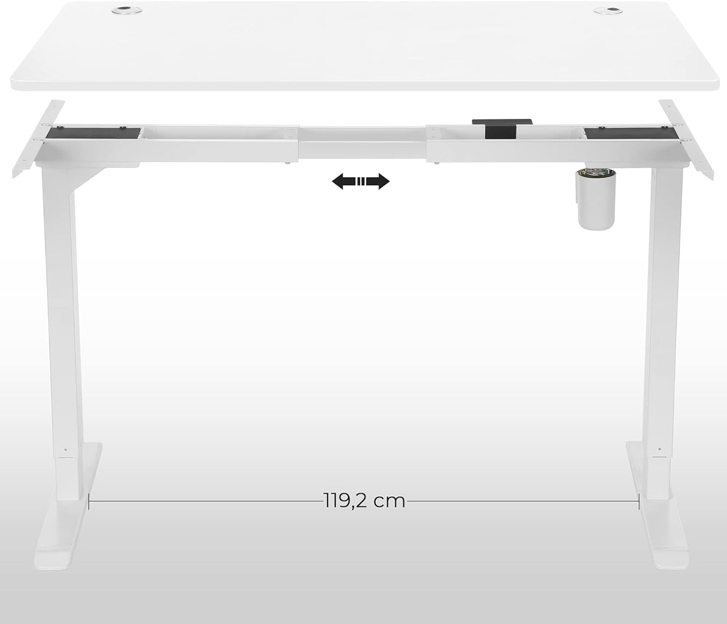 SONGMICS Table Top for Electric Desk