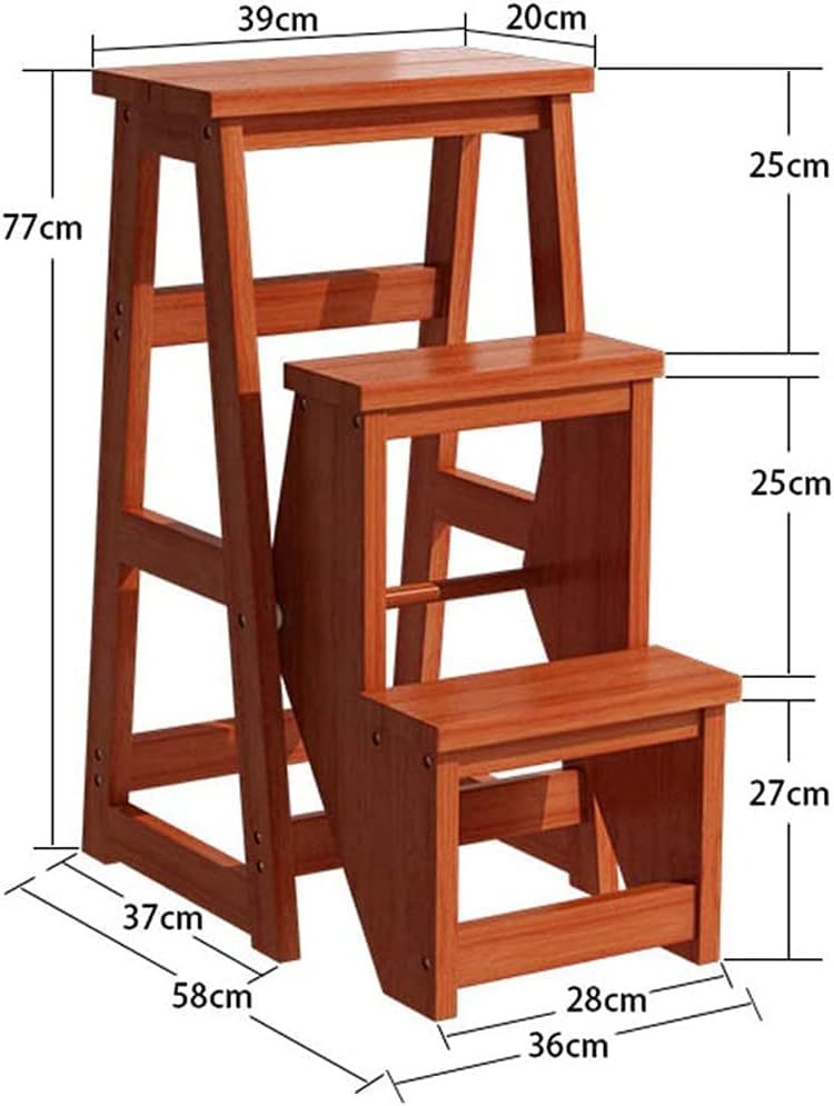 Bamboo Ladder Stool