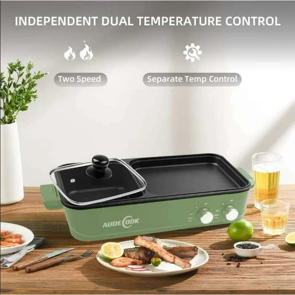 2 In 1 Griddle and Hot Pot