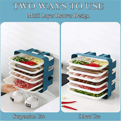 Kitchen Preparation Plates Set Rack