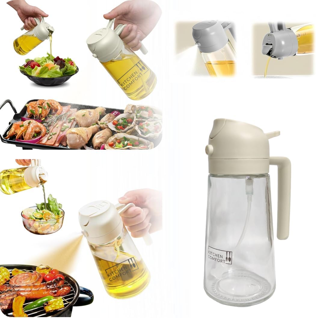 2 in 1 Oil Sprayer & Dispenser