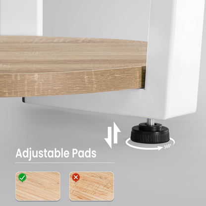 WOLTU Modern Round Coffee Table (BTS13HEI)