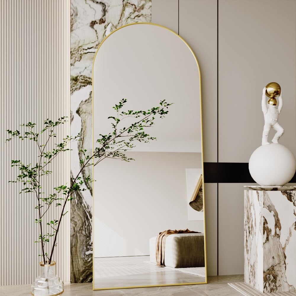 Large Arched Full Length Mirror
