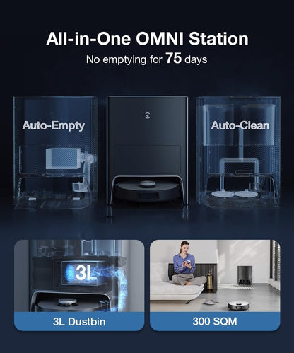 Ecovacs Deebot X1 Omni Robot Vacuum Cleaner