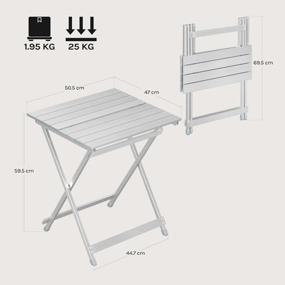 WOLTU Aluminium Camping Folding Side Table (CPT8138SB)