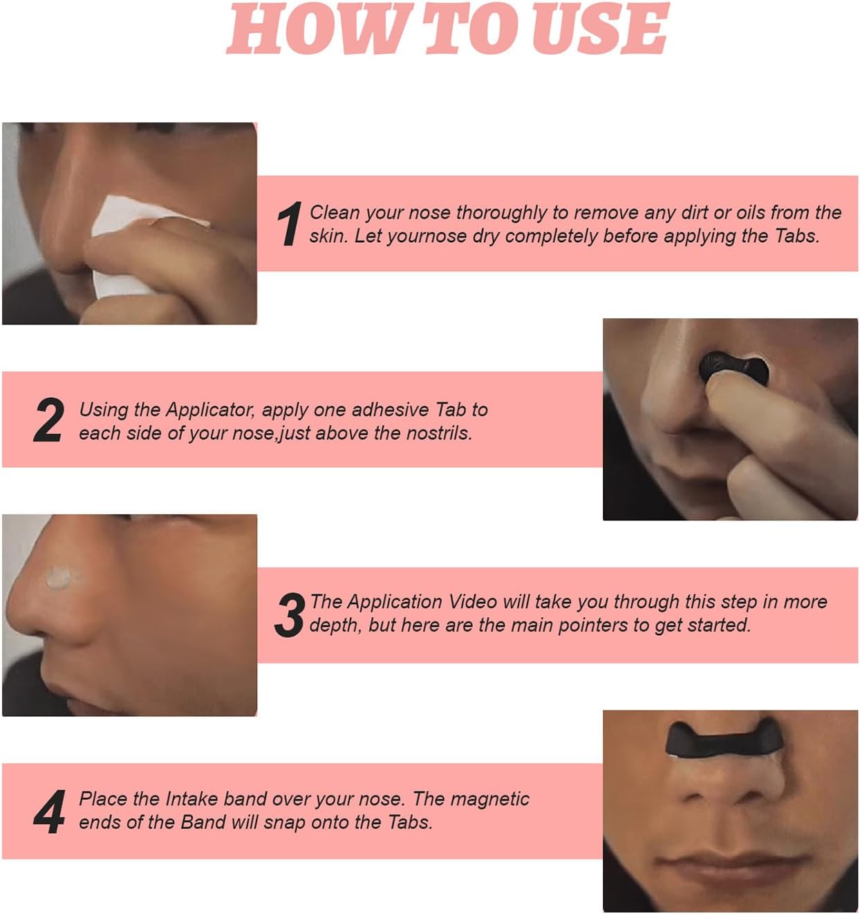 Set of 30  Intake Breathing Nose Magnets