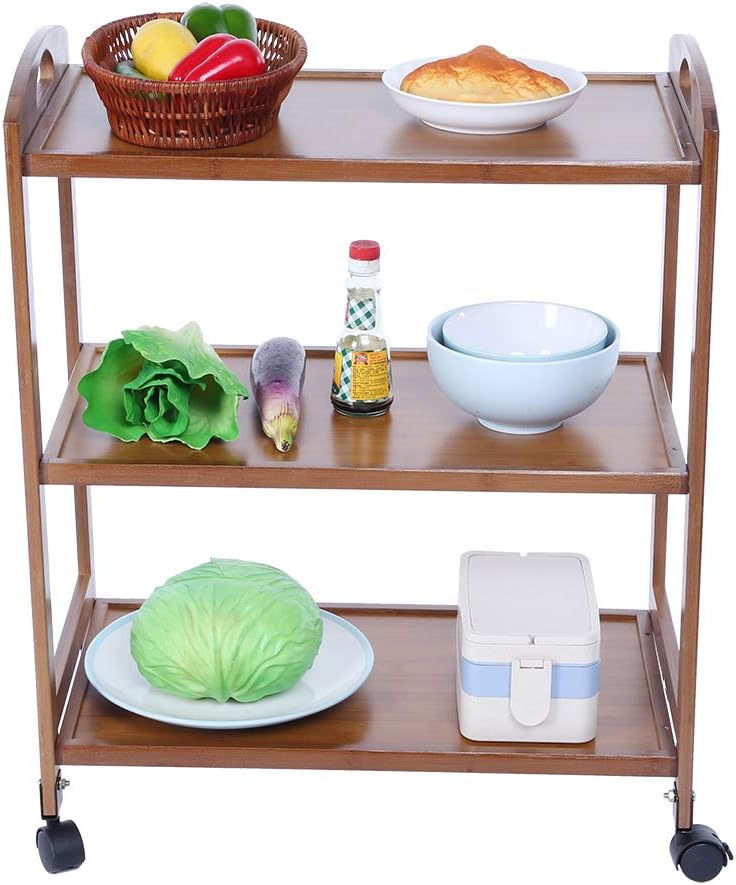 Bamboo Kitchen Trolley