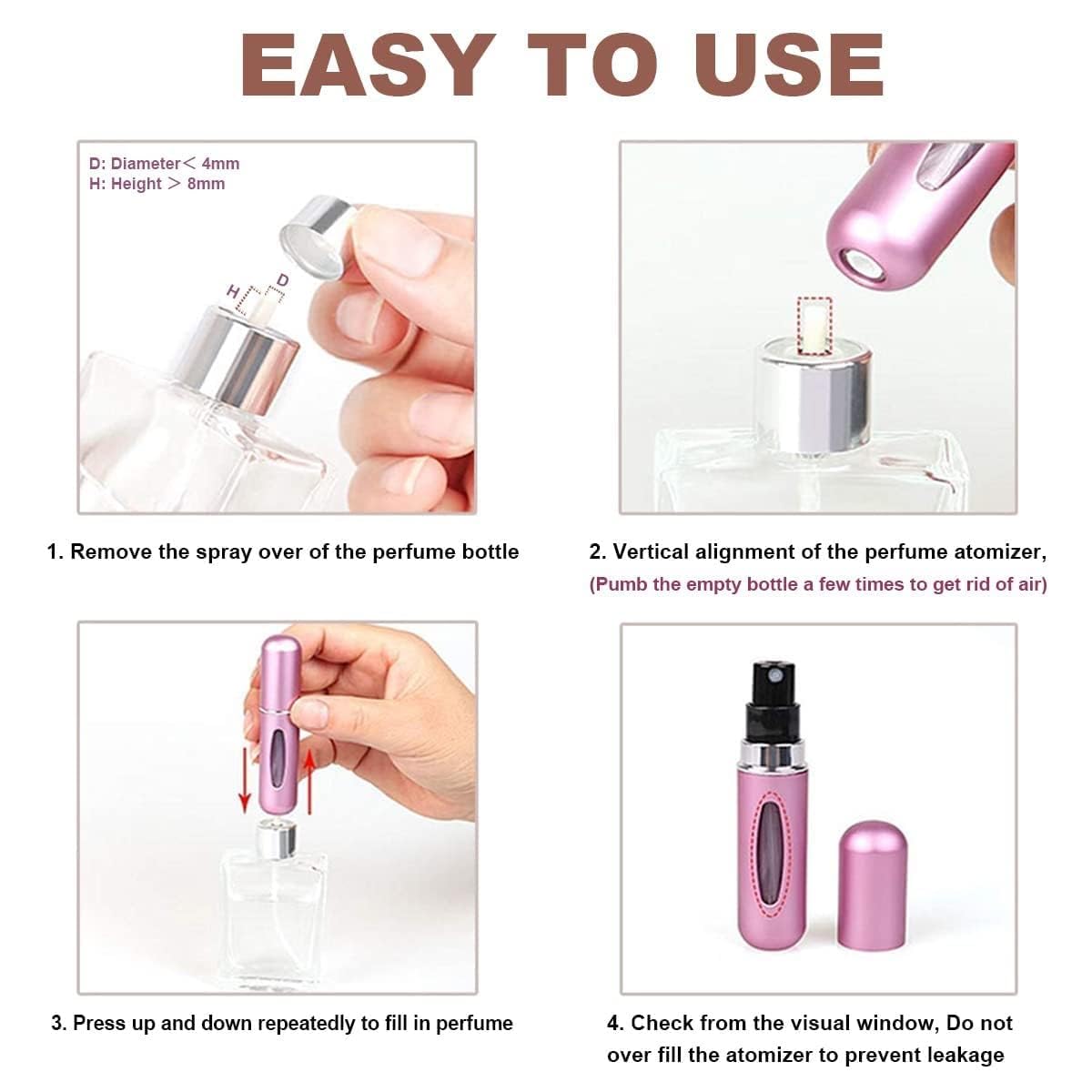 Travel Mini Perfume Atomizer