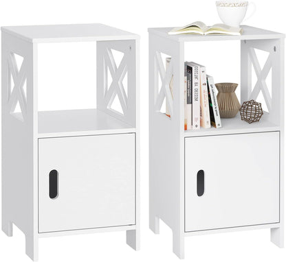 WOLTU set of 2 Bedside Tables (TSR166WS_2)
