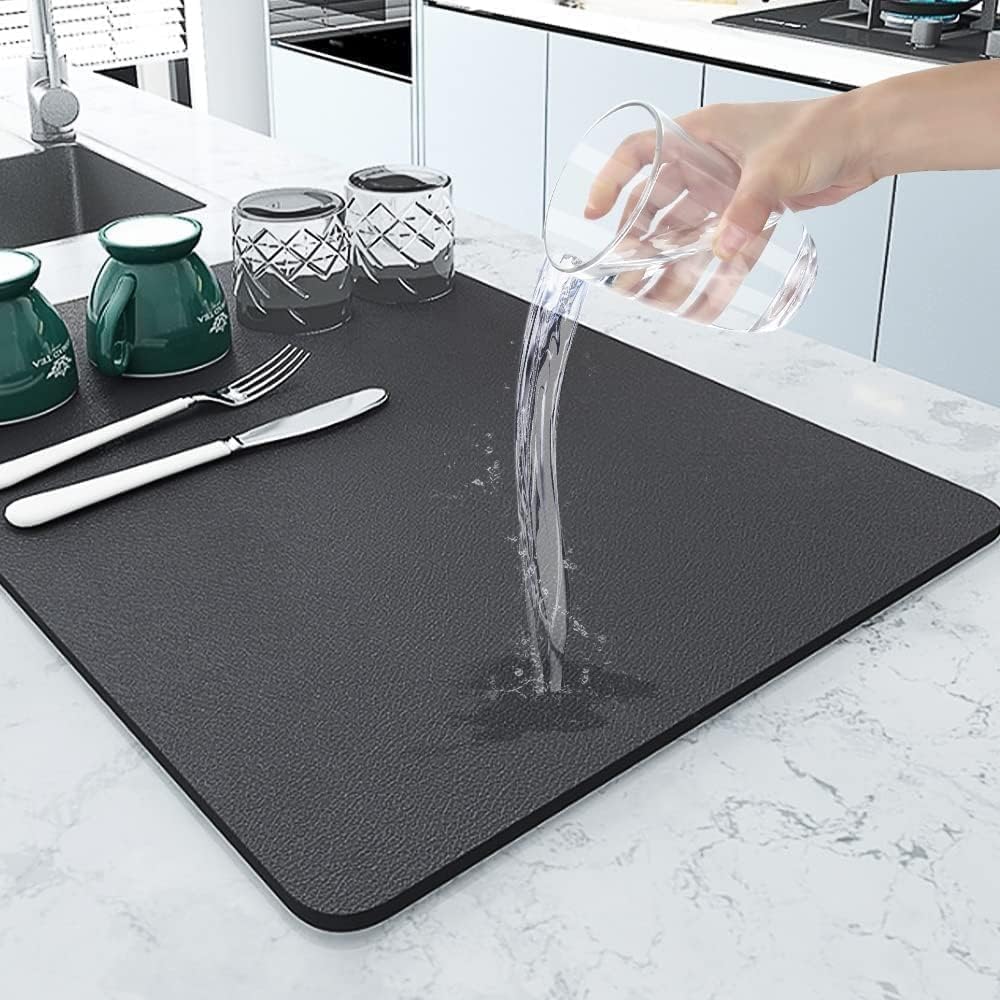 Super Water Absorbent Dish Draining Mat