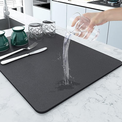 Super Water Absorbent Dish Draining Mat