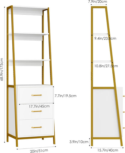 Bookshelf with 3 Drawers