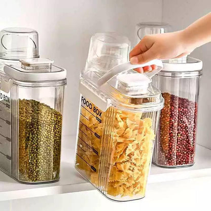 Food Storage Containers with Measuring Cup