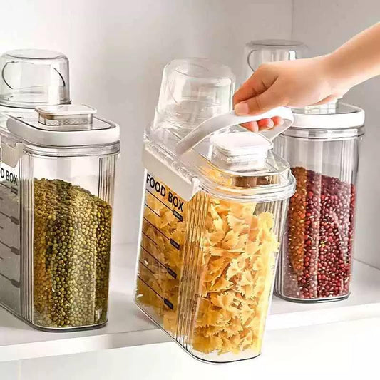 Food Storage Containers with Measuring Cup